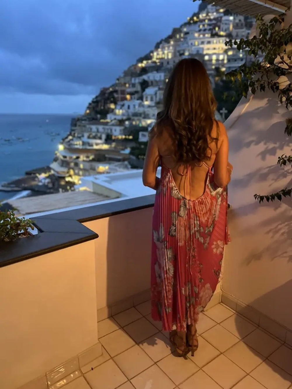 L'IDEE Pink Floral Ete Dress AU6/US2